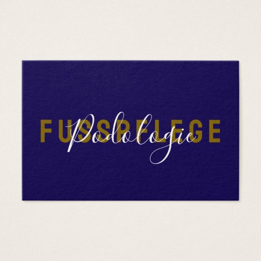 Fußpflege Podologie Visitenkarten (正面)