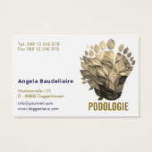 Fußpflege Podologie Visitenkarten (裏面)