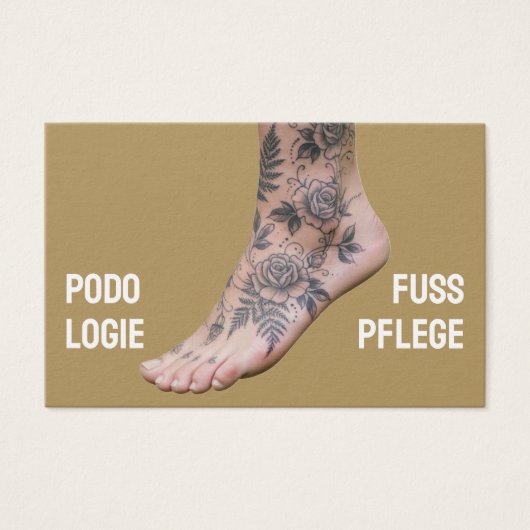 Fußpflege Podologie Visitenkarten (正面)