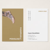 Fußpflege Visitenkarten (正面&裏面)