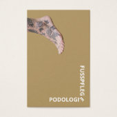Fußpflege Visitenkarten (正面)