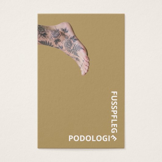 Fußpflege Visitenkarten (正面)