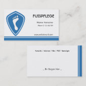fusspglege 名刺 (正面/裏面)