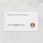 fusspglege 名刺 (裏面)