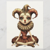 Fussy Cut Elements - Melancholoc Harlequin レターヘッド (裏面)