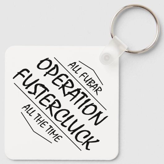 Fustercluck Keychain (Diamond) キーホルダー (裏面)