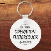 Fustercluck keychain (round) キーホルダー (裏面)