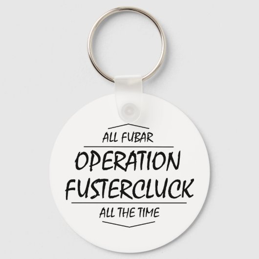 Fustercluck keychain (round) キーホルダー (裏面)
