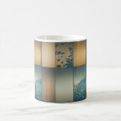 Fusuma Landscape - Japanese Screen Art Mug コーヒーマグカップ (中央)