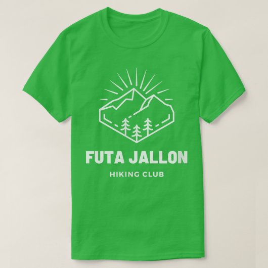 Futa Jallon Hiking Club  West African Fulani Mandi Tシャツ (デザイン正面)
