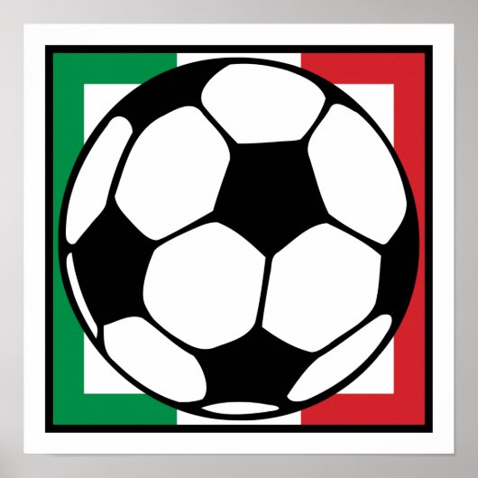 futbol. italia square. ポスター (正面)