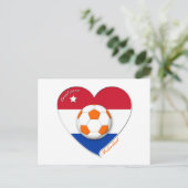 Fútbol Netherlands. NEDERLAND soccer national team ポストカード (スタンド正面)