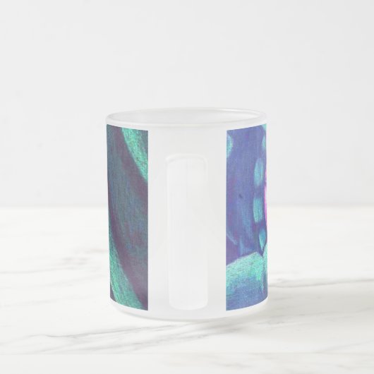 FutilityOfBeing著CthulhuのR'yleh Sigilのマグ フロストグラスマグカップ (ハンドル)