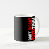 FuttitinniシチリアワードシチリアSicili心配しない コーヒーマグカップ (正面右)