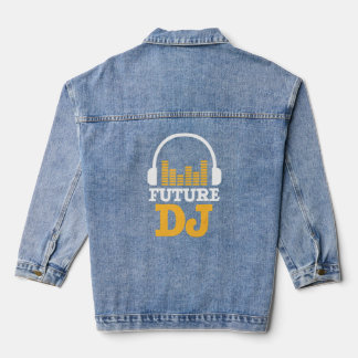 Futur Dj Deejay Disk Jockey Dj Mixer デニムジャケット