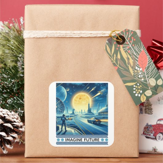 future スクエアシール (クリスマス)
