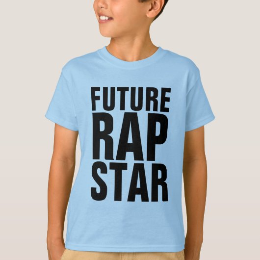 FUTURE ラップの STAR KIDS Tシャツ (正面)