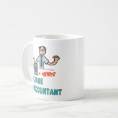 Future Accountant コーヒーマグカップ (正面左)