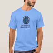Future AI Architect - Futuristic Technology Design Tシャツ (正面)