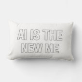 Future AI Lumbar Throw Pillow ランバークッション (正面)
