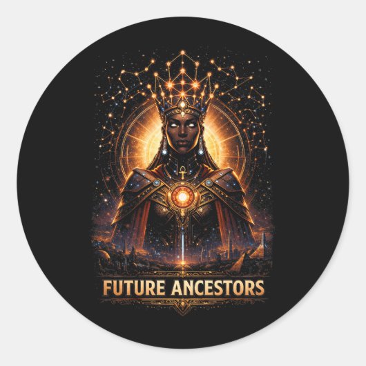 Future Ancestors ラウンドシール (正面)