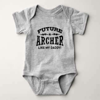 Future Archer Like My Daddy ベビーボディスーツ
