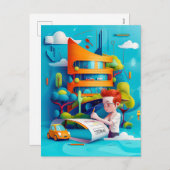 Future Architect Dream for Kids シーズンポストカード (正面/裏面)