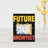 Future Architect Funny Architecture Architect カード (黄色い花)