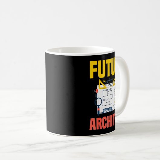 Future Architect Funny Architecture Architect コーヒーマグカップ (正面右)