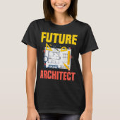 Future Architect Funny Architecture Architect Tシャツ (正面)