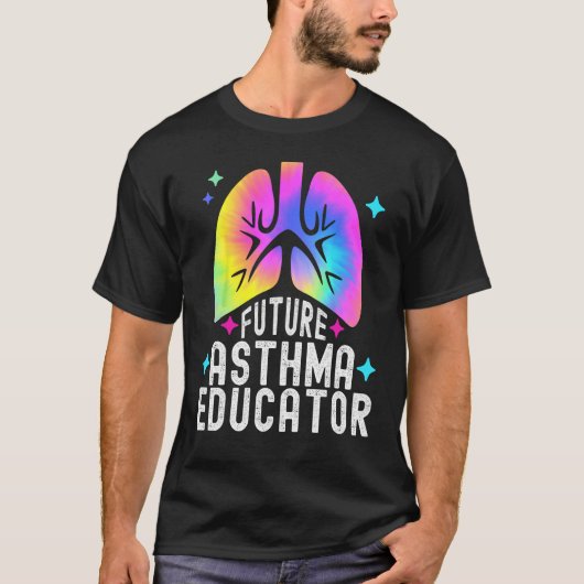 Future Asthma Educator Specialist AE C Tie Dye Lun Tシャツ (正面)