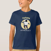 Future Astronaut キッズTシャツ | スペースエクスプローラーのタイポ Tシャツ (正面)