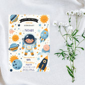 Future Astronaut Space Birthday  招待状