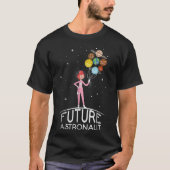 Future Astronaut Space Kid Design Tシャツ (正面)