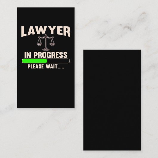 Future Attorney Student Lawyer 名刺 (正面/裏面)