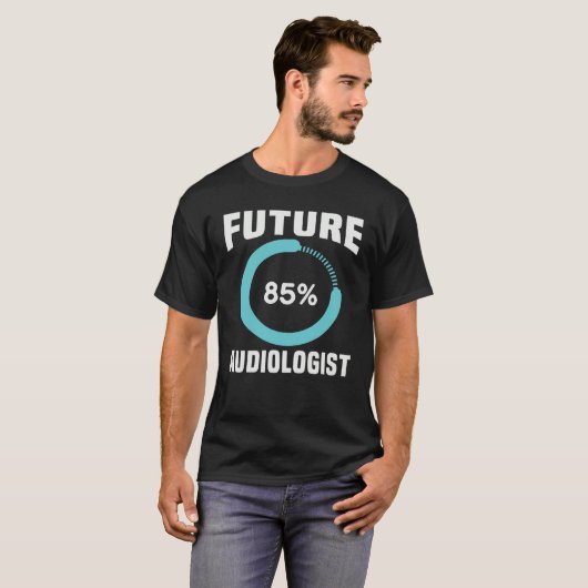Future Audiologist Hearing Aid Student Audiology S Tシャツ (正面フル)