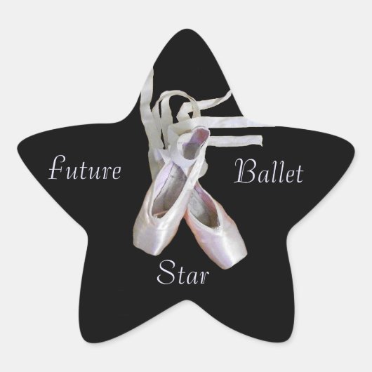 「Future Ballet Star」スタンプ 星シール (正面)