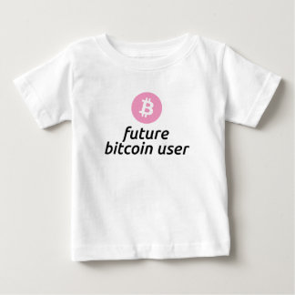 Future Bitcoin User Shirt for a Girl ベビーTシャツ