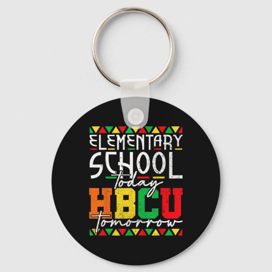 Future Black College Elementary School Today Hbcu キーホルダー (正面)