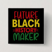 Future Black History Makerボタン 缶バッジ (正面)