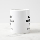 Future Broadway Star Personalized Name Theater Kid ジャンボコーヒーマグカップ (正面)