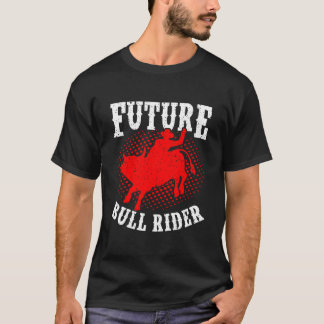 Future Bull Rider Bull Riding Mechanical Rodeo Tシャツ