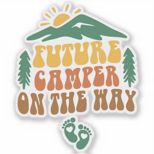 Future Camper On The Way シール (正面)