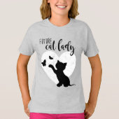 FUTURE CAT LADY GIRLS KITTY CATシャツ Tシャツ (正面)