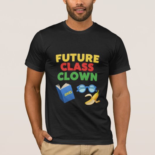 Future Class Clown Funny Student Design Tシャツ (正面)