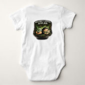 Future Cybersecurity Expert Baby ベビーボディスーツ (裏面)