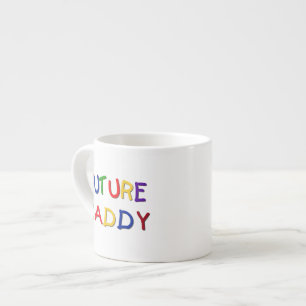 Future Daddy Primary Colors Tシャツとギフト エスプレッソカップ