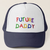 Future Daddy Primary Colors Tシャツとギフト キャップ (正面)