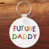 Future Daddy Primary Colors Tシャツとギフト キーホルダー (正面)