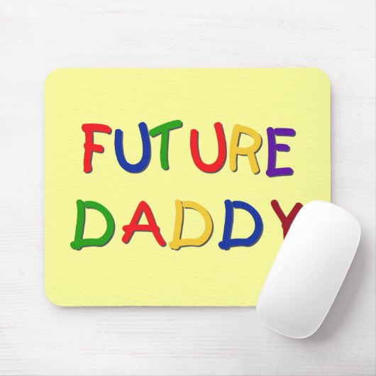 Future Daddy Primary Colors Tシャツとギフト マウスパッド (マウス)